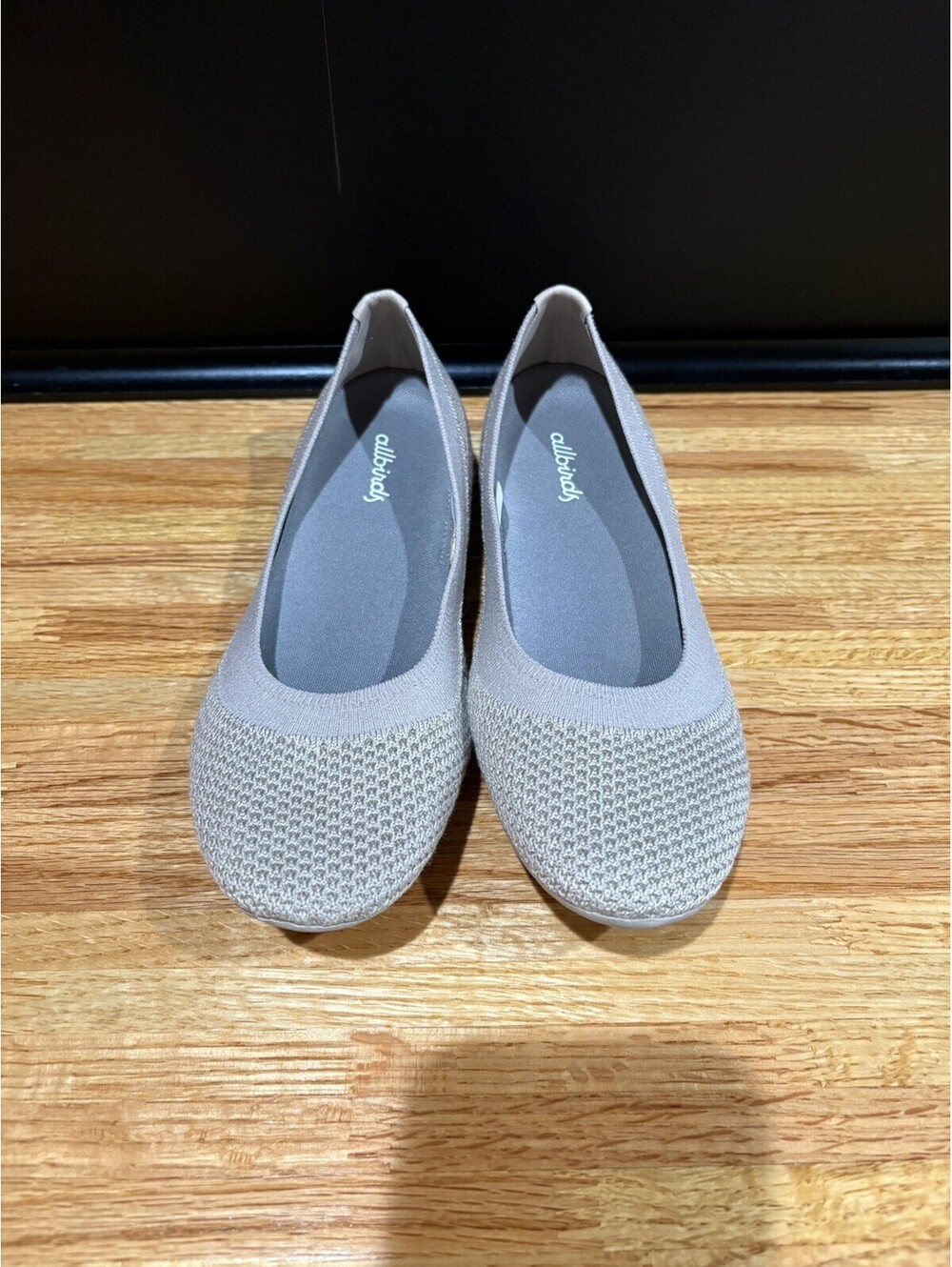 Allbirds Tree Breezer Womens Size 7.5 Tan Casual Slip On Ballet Flats Shoes